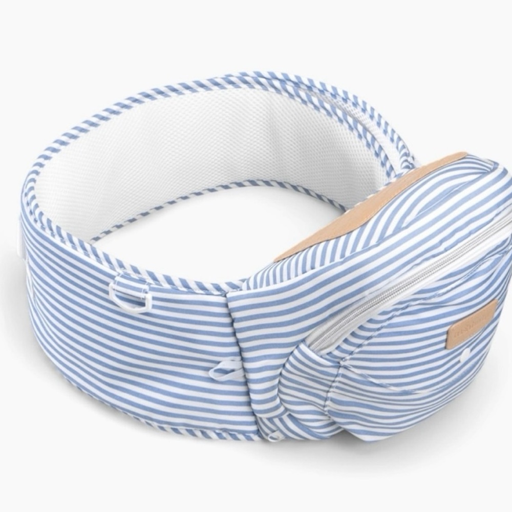 Tushbaby Lite Blue and White Striped
